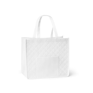 SACOLA EM NON-WOVEN LAMINADO (110 G/M²) COM BOLSO FRONTAL