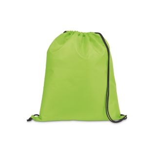 SACOLA MOCHILA NYLON COM ALÇAS EM PRETO