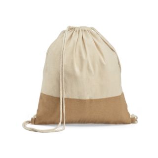 SACOLA MOCHILA 100% ALGODÃO