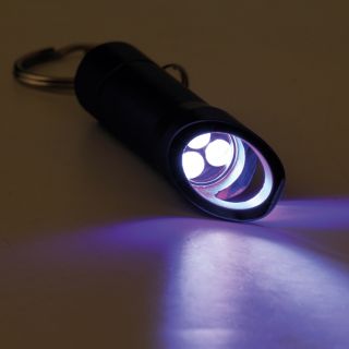 LANTERNA EM METAL COM 3 LEDS