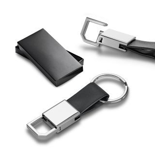 CHAVEIRO EM C. SINTÉTICO E METAL COM MOSQUETÃO