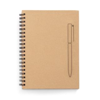 CADERNO ESPIRAL KRAFT