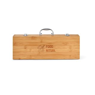 KIT CHURRASCO C. ESTOJO 6 PEÇAS