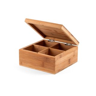 CAIXA DE CHÁS EM BAMBU