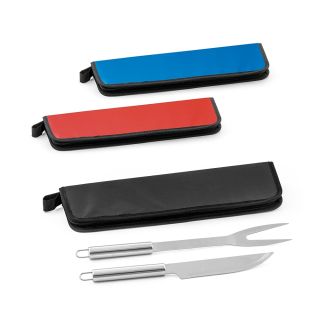 KIT CHURRASCO COM ESTOJO E 2 PEÇAS