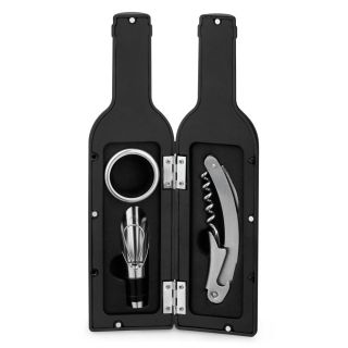 KIT VINHO GARRAFA 3 PEÇAS