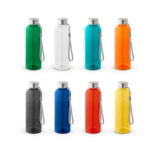 SQUEEZE EM RPET 100% RECICLADO E TAMPA EM AÇO INOX 580 ML