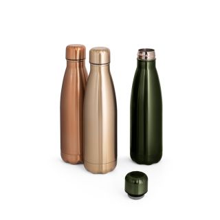 GARRAFA EM AÇO INOX DE PAREDE DUPLA TÉRMICA 510ML