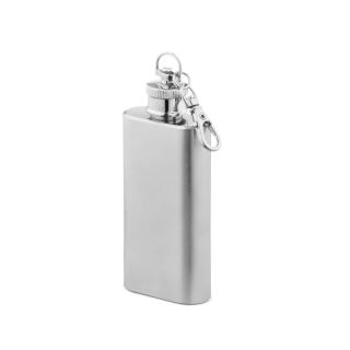 GARRAFA DE BOLSO EM AÇO INOX (50 ML)