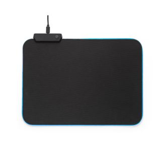 MOUSE PAD RGB PARA JOGOS EM POLIÉSTER COM BASE ANTIDERRAPANTE EM BORRACHA