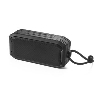 CAIXA DE SOM PORTÁTIL COM MICROFONE, EM ABS 100% RECICLADO