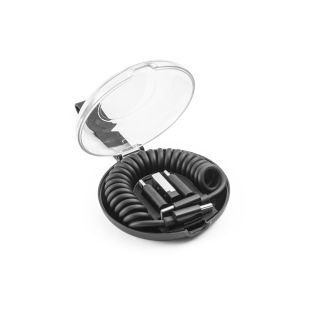 KIT CABO ESPIRAL COM CARREGAMENTO SUPER-RÁPIDO