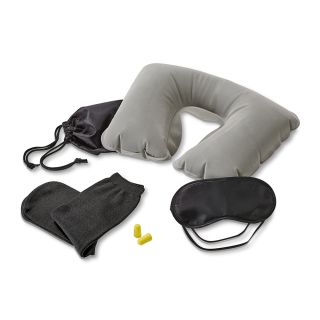 KIT DE VIAGEM COMPOSTO POR ALMOFADA DE PESCOÇO