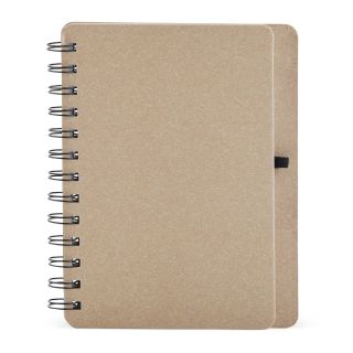 CADERNO KRAFT B6 COM PORTA CANETA