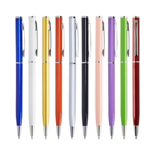 CANETA METÁLICA COM 1.0MM E ACIONAMENTO POR ROTAÇÃO