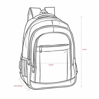 MOCHILA POLIÉSTER 32L