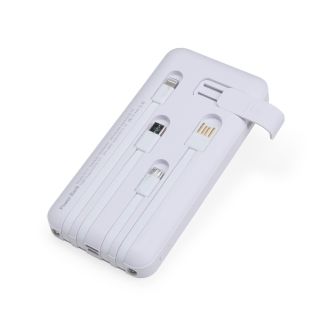 POWER BANK 10.000MAH COM LANTERNA E MULTISSAÍDAS